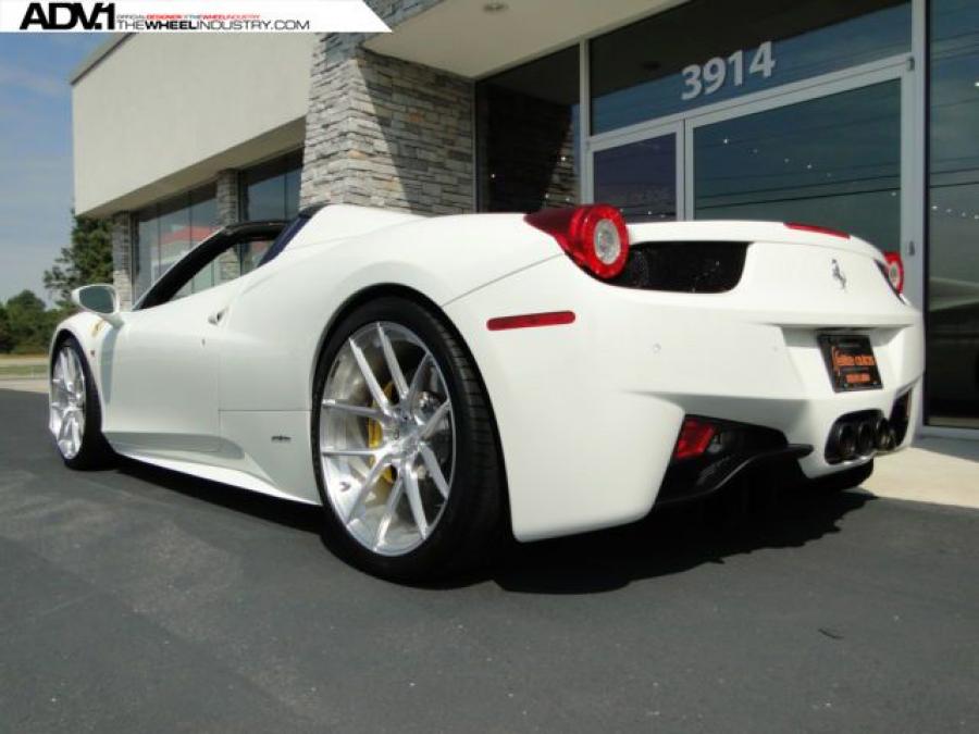  Ferrari 458 Italia on ADV.1 Wheels (ADV50MV1SL) 2015 года  (фото 4 из 16)